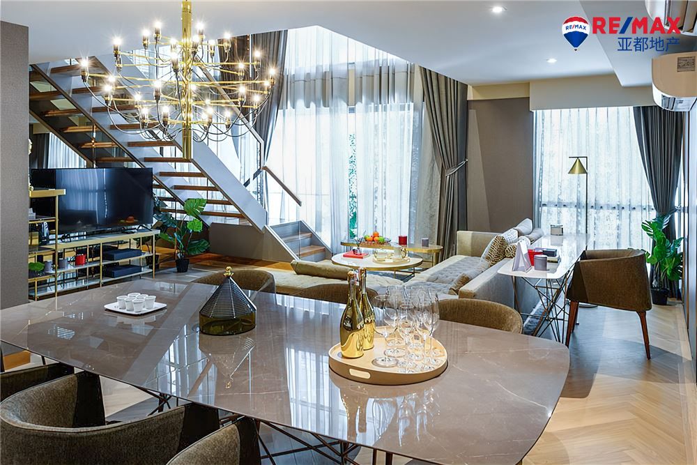 曼谷中心公寓134平方米 2卧2卫出售 For sale duplex 2 bedrooms at S47 Sukhumvit 